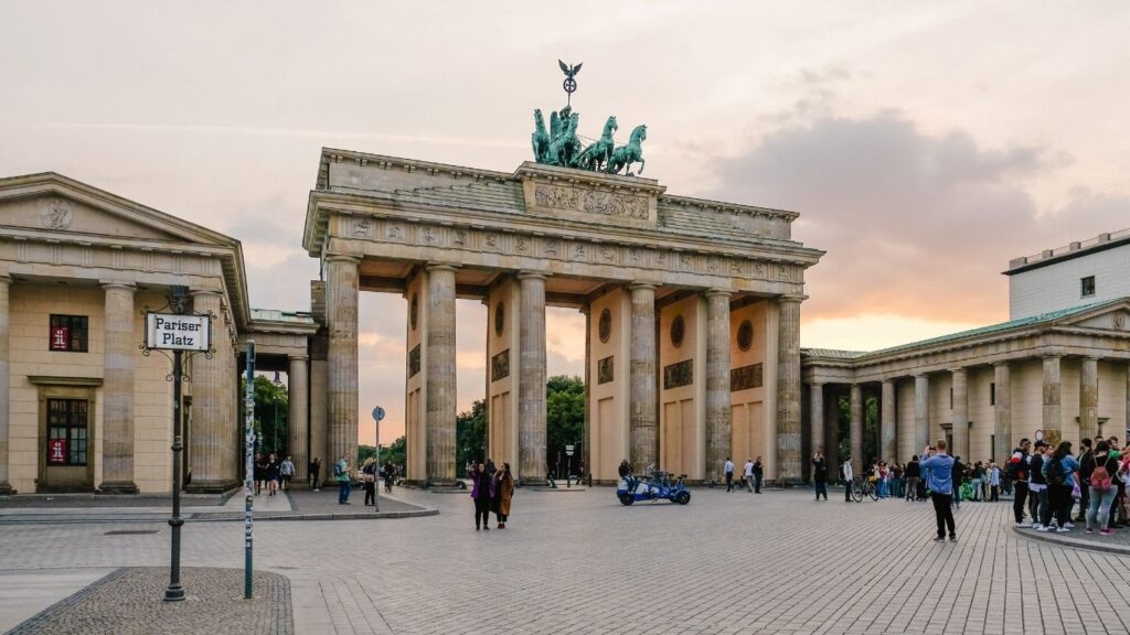 Best cities to visit in Europe: The Brandenburg Gate in Berlin, a historic landmark.